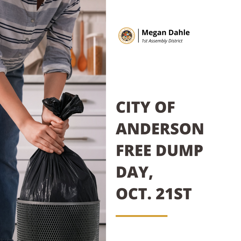 City of Anderson Free Dump Day‚ 10/21