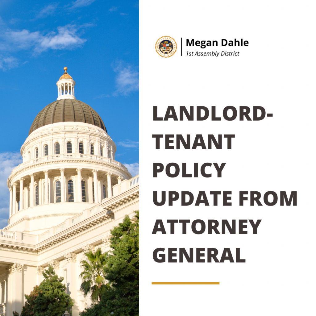 Landlord-tenant Policy UPdate from Attorney General