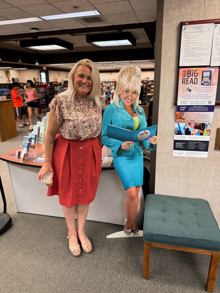 Dolly Parton Imagination Library with Field Representative Yolanda Cookson