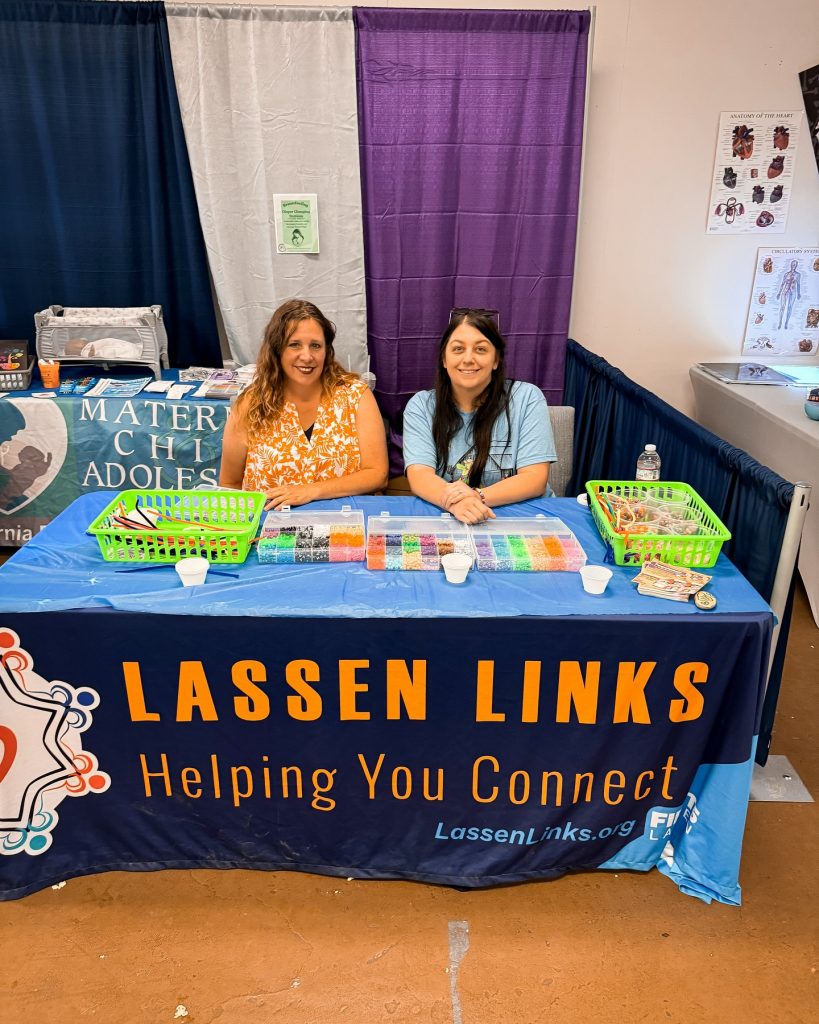 Lassen Links booth at Lassen County Fair