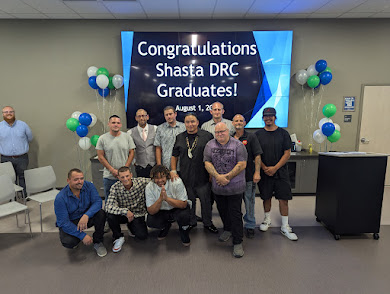 Shasta Day Reporting Center Graduates Summer 2024 Team Dahle presents awards