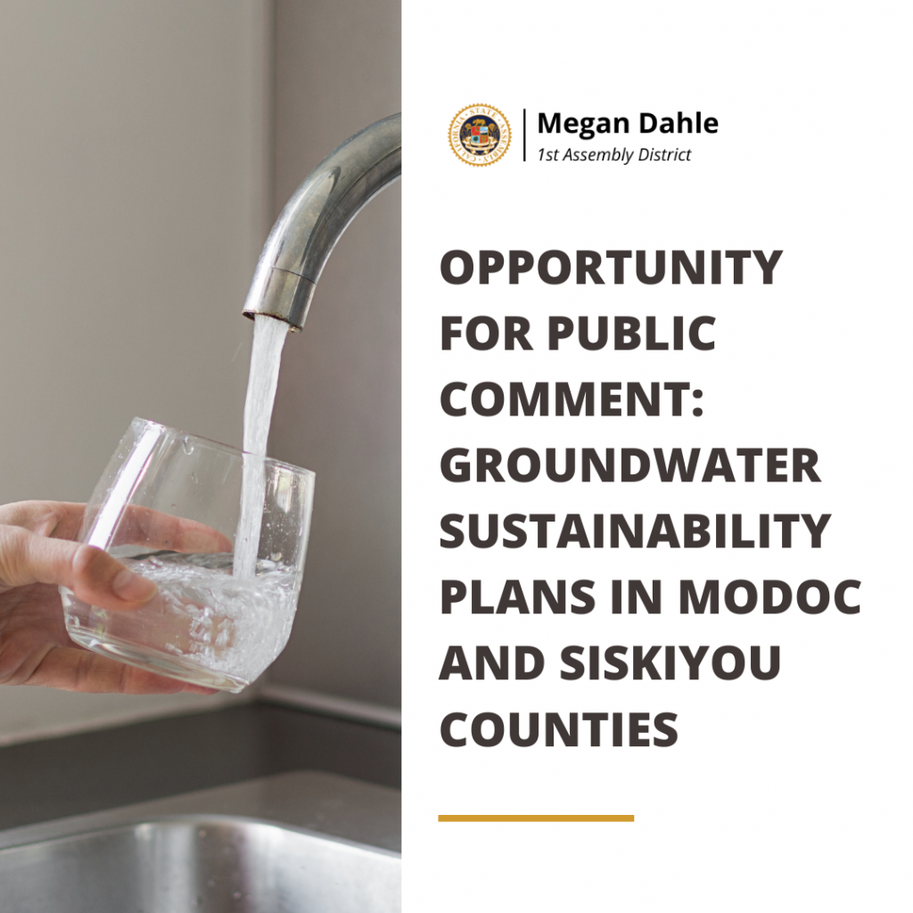 Public Comment Groundwater Modoc and Siskiyou Counties